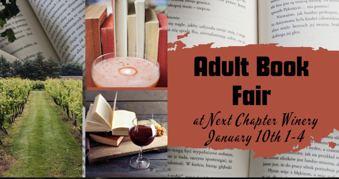 Adult Book Fair - Next Chapter Winery